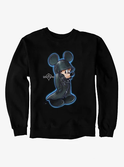 Disney Kingdom Hearts Black Robe Mickey Sweatshirt