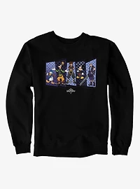Disney Kingdom Hearts Hero Panels Sora Donald Goofy Mickey Riku Sweatshirt