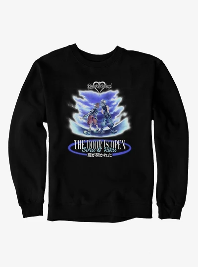 Disney Kingdom Hearts Door Is Open Sora Riku Sweatshirt