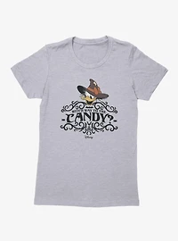 Disney Mickey Mouse Witch Way To Candy Straw Hat Daisy Womens T-Shirt