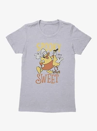 Disney Mickey Mouse Spooky Sweet Candy Corn Donald Duck Womens T-Shirt