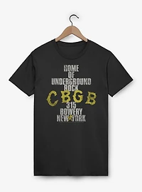 CBGB Home Of Underground Rock T-shirt