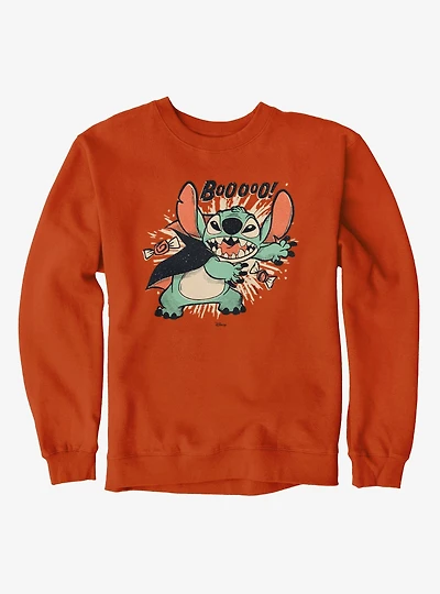 Disney Lilo & Stitch Boo Vampire Cape And Candy Sweatshirt
