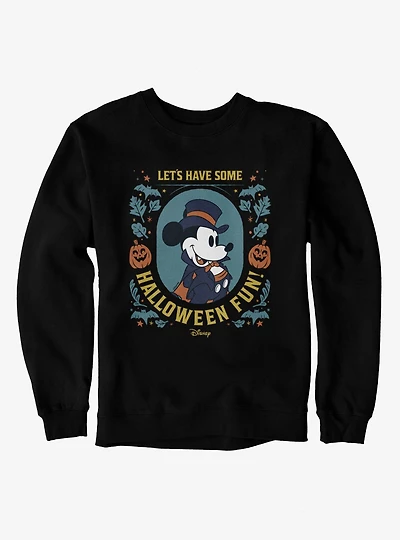 Disney Mickey Mouse Halloween Fun Vampire Portrait Sweatshirt