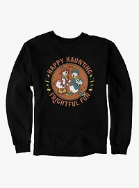 Disney Mickey Mouse Happy Haunting Frightful Fun Donald Daisy Costumes Sweatshirt