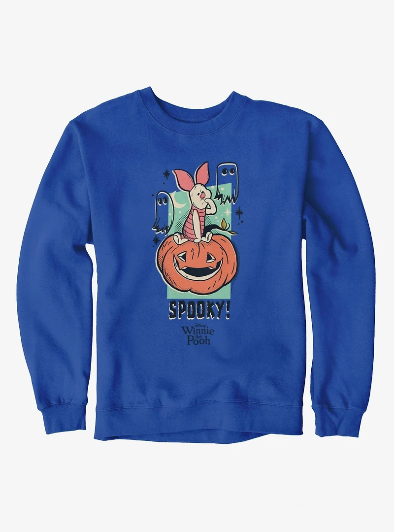 Disney Winnie The Pooh Spooky Pigglet On A Cute Pumpkin Sweatshirt