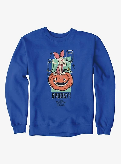 Disney Winnie The Pooh Spooky Pigglet On A Cute Pumpkin Sweatshirt
