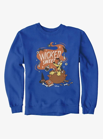 Disney Mickey Mouse Wicked Sweet Pluto Candy Basket Sweatshirt