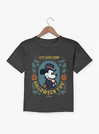 Disney Mickey Mouse Halloween Fun Vampire Portrait Youth T-Shirt