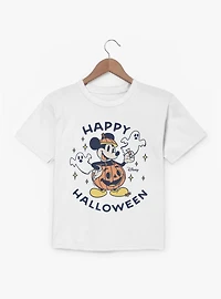 Disney Mickey Mouse Happy Halloween Pumpkin Youth T-Shirt