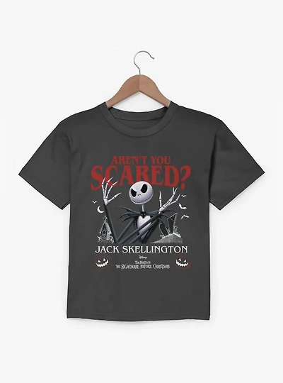 Disney Nightmare Before Christmas Are You Scared Jack Skellington Youth T-Shirt