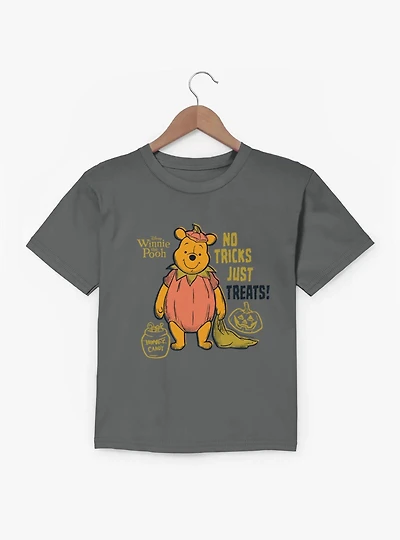 Disney Winnie The Pooh No Tricks Just Treats Cute As A Pumpkin Youth T-Shirt