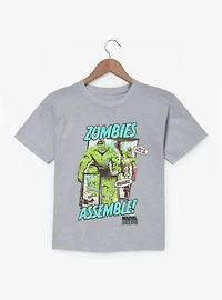 Marvel Zombies Assemble Hulk Captain America Youth T-Shirt