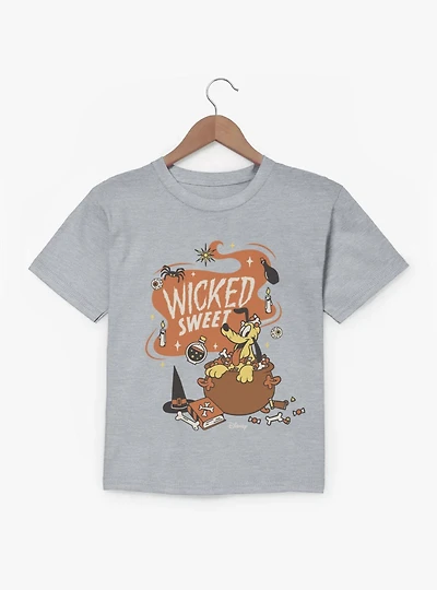 Disney Mickey Mouse Wicked Sweet Pluto Candy Basket Youth T-Shirt