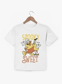 Disney Mickey Mouse Spooky Sweet Candy Corn Donald Duck Youth T-Shirt