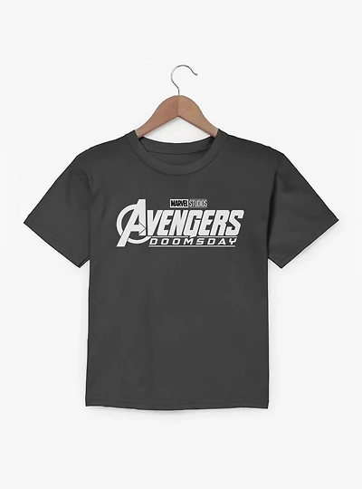 Marvel Avengers Doomsday Logo Youth T-Shirt