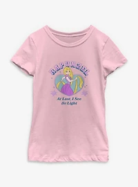 Disney Tangled Rapunzel At Last I See the Light Heart Portrait Youth Girls T-Shirt