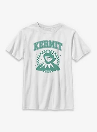 Disney The Muppets Kermit Checkered Collegiate Youth T-Shirt
