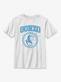 Disney The Muppets Gonzo Checkered Collegiate  Youth T-Shirt