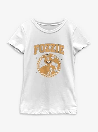Disney The Muppets Fozzie Checkered Collegiate Youth Girls T-Shirt