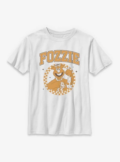 Disney The Muppets Fozzie Checkered Collegiate Youth T-Shirt