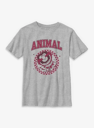 Disney The Muppets Animal Checkered Collegiate Youth T-Shirt