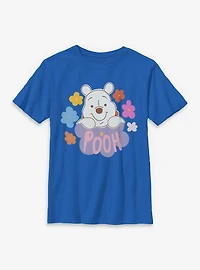 Disney Winnie The Pooh Flowers Youth T-Shirt