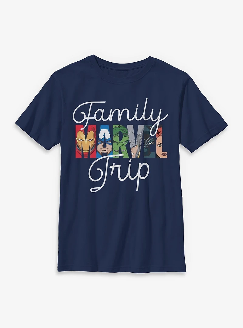 Marvel Avengers Family Trip Youth T-Shirt