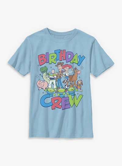 Disney Pixar Toy Story Birthday Crew Character Group Youth T-Shirt