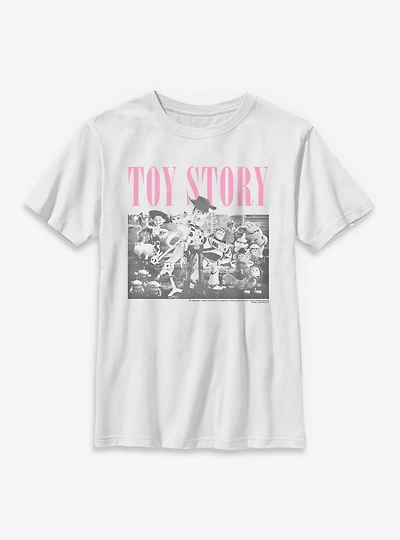 Disney Pixar Toy Story Vintage Character Collage Youth T-Shirt