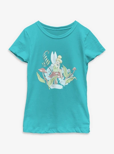 Disney Tinker Bell Enchanted Mushroom Garden Youth Girls T-Shirt