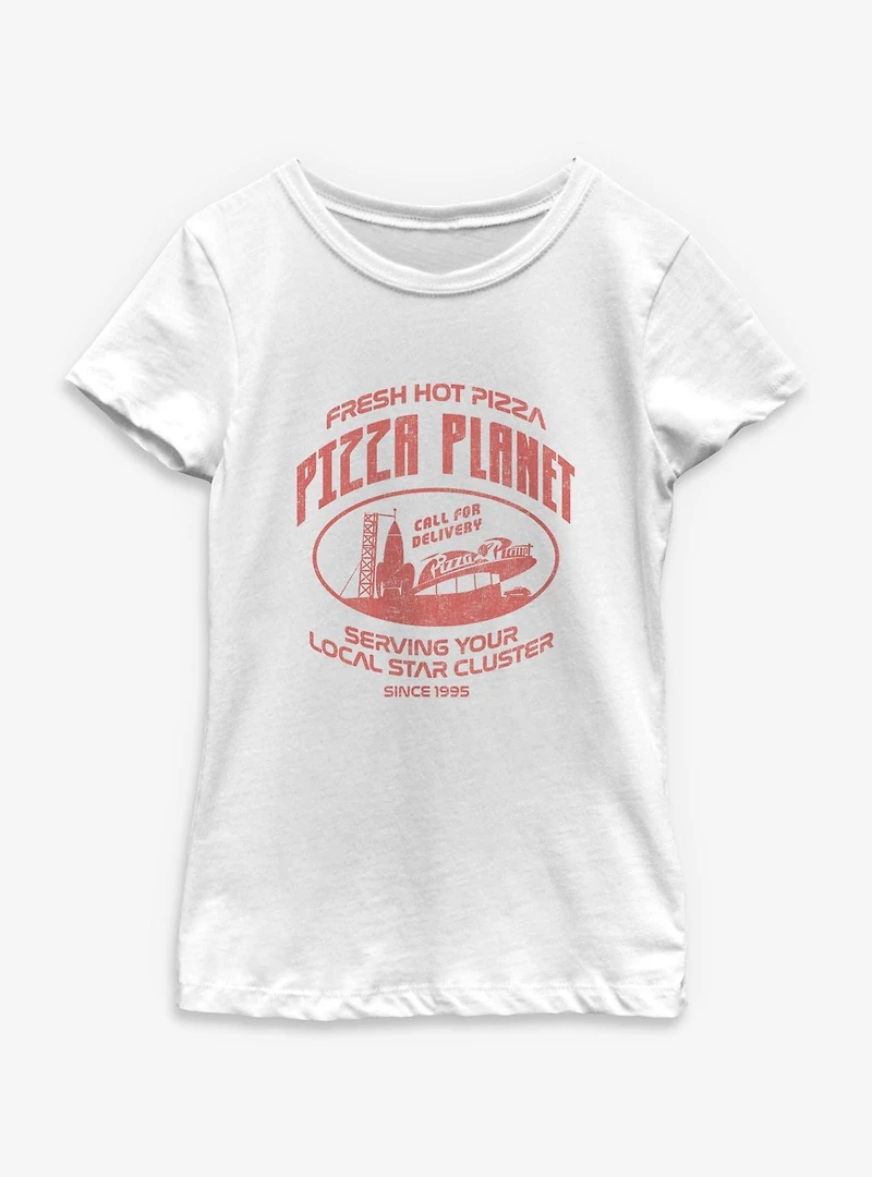 Disney Pixar Toy Story Pizza Planet Fresh Hot Youth Girls T-Shirt