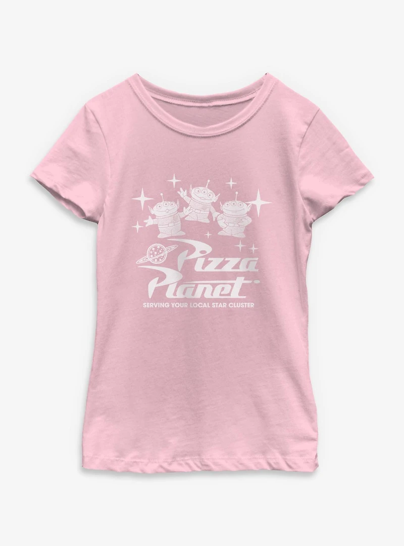 Disney Pixar Toy Story Pizza Planet Alien Trio Youth Girls T-Shirt
