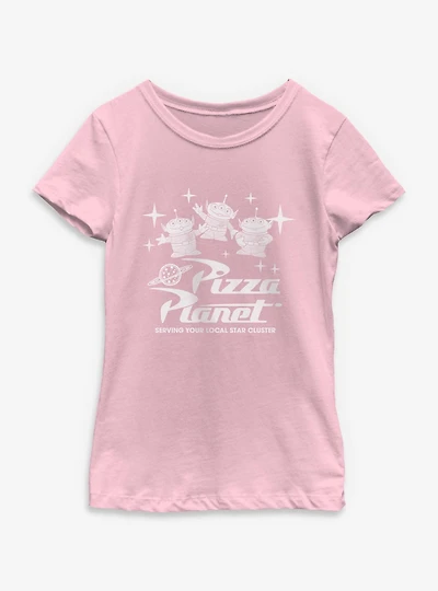 Disney Pixar Toy Story Pizza Planet Alien Trio Youth Girls T-Shirt