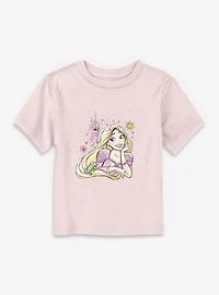 Disney Tangled Rapunzel & Pascal Sketch Portrait Toddler T-Shirt