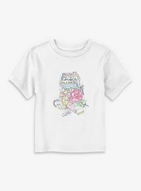 Disney Beauty and the Beast Belle's Library Icons Toddler T-Shirt