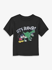 Disney Mickey Mouse Let's Rawr Dino Toddler T-Shirt