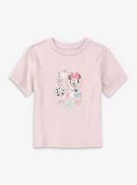 Disney Minnie Mouse I Love Bows Toddler T-Shirt
