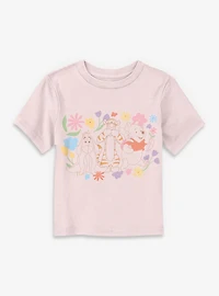 Disney Winnie The Pooh Friends And Flowers Toddler T-Shirt