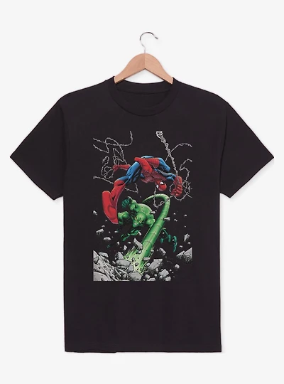 Marvel Spider-Man Vs. Scorpion Comic Battle T-Shirt