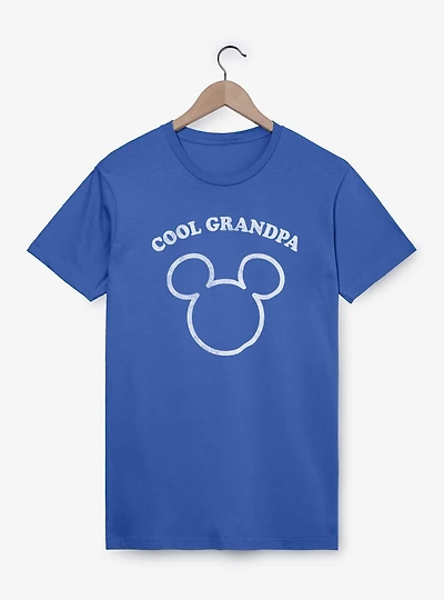 Disney Mickey Mouse Head Cool Grandpa T-Shirt