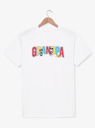 Disney Mickey Mouse & Friends Grandpa Collegiate T-Shirt