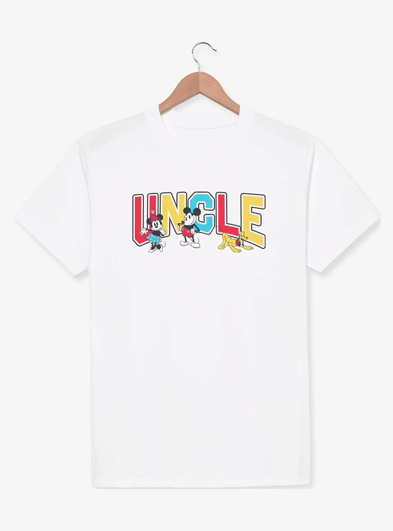 Disney Mickey Mouse & Friends Uncle Collegiate T-Shirt