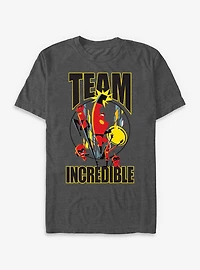 Disney Pixar The Incredibles Team Incredible Family Action T-Shirt