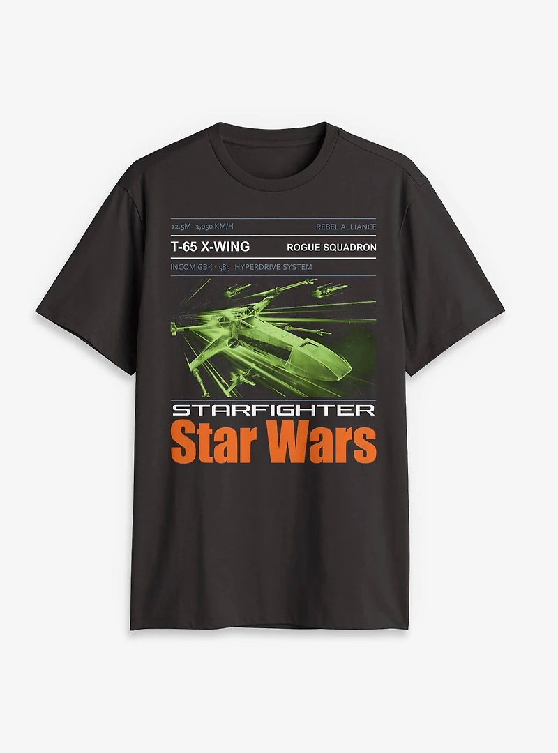 Star Wars Rogue Squadron T-65 X-Wing Starfighter T-Shirt