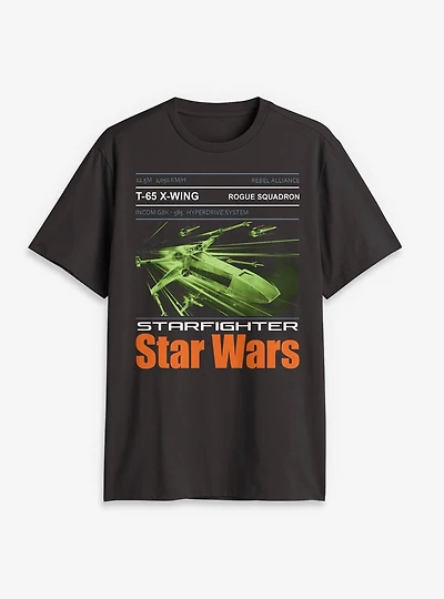 Star Wars Rogue Squadron T-65 X-Wing Starfighter T-Shirt