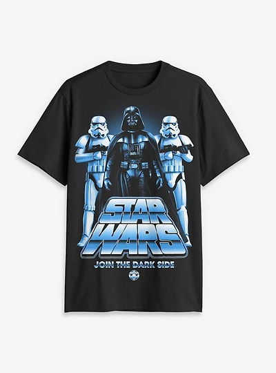 Star Wars Join The Dark Side Darth Vader & Stormtroopers T-Shirt