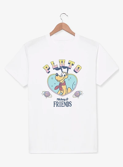 Disney Mickey Mouse & Friends Pluto Disco Heart  T-Shirt