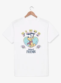 Disney Mickey Mouse & Friends Pluto Disco Heart  T-Shirt