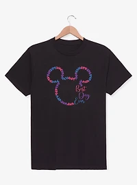 Disney Mickey Mouse Best Day Ever Heads Outline T-Shirt